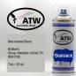 Preview: Mercedes-Benz, Brilliant Silver Metallic (AXALTA 899708), 744 / 9744: 400ml Sprühdose, von ATW Autoteile West.